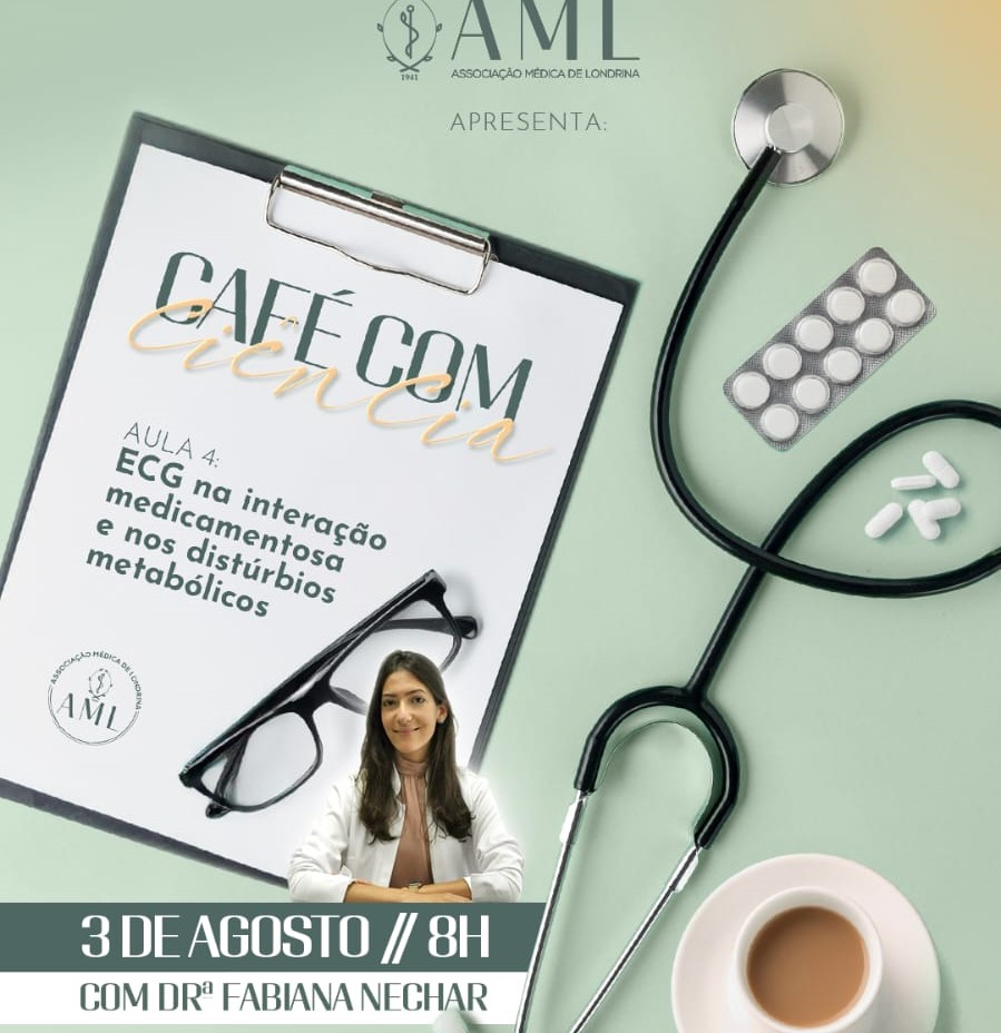 Café com Ciência: última aula do curso de Eletrocardiograma debate interação medicamentosa