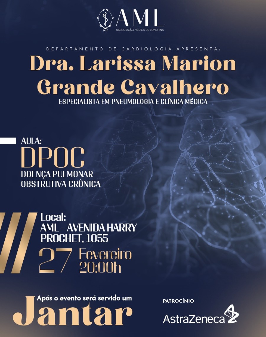 Departamento de Cardiologia da AML promove aula sobre DPOC