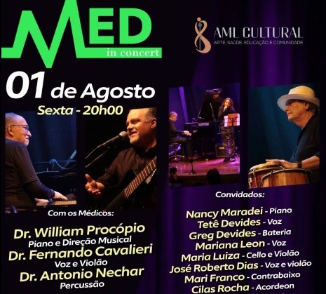 MED In Concert abre a temporada de agosto da AML Cultural